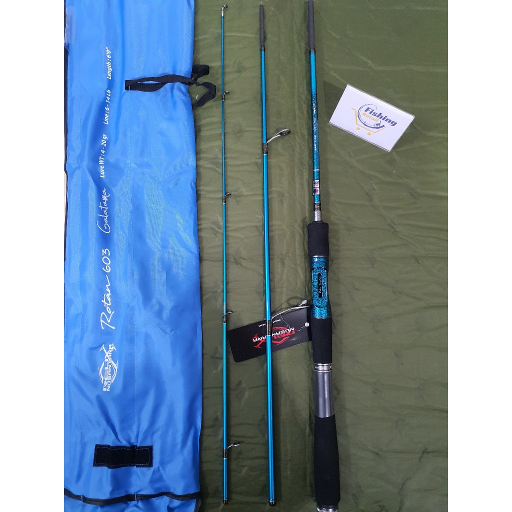 Jual Joran Galatama Relix Nusantara ROTAN 603 14lb 17lb TRAVEL ROD ...