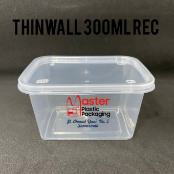 Jual Thinwall Rectangle 300 ml - 25 Pcs | Shopee Indonesia