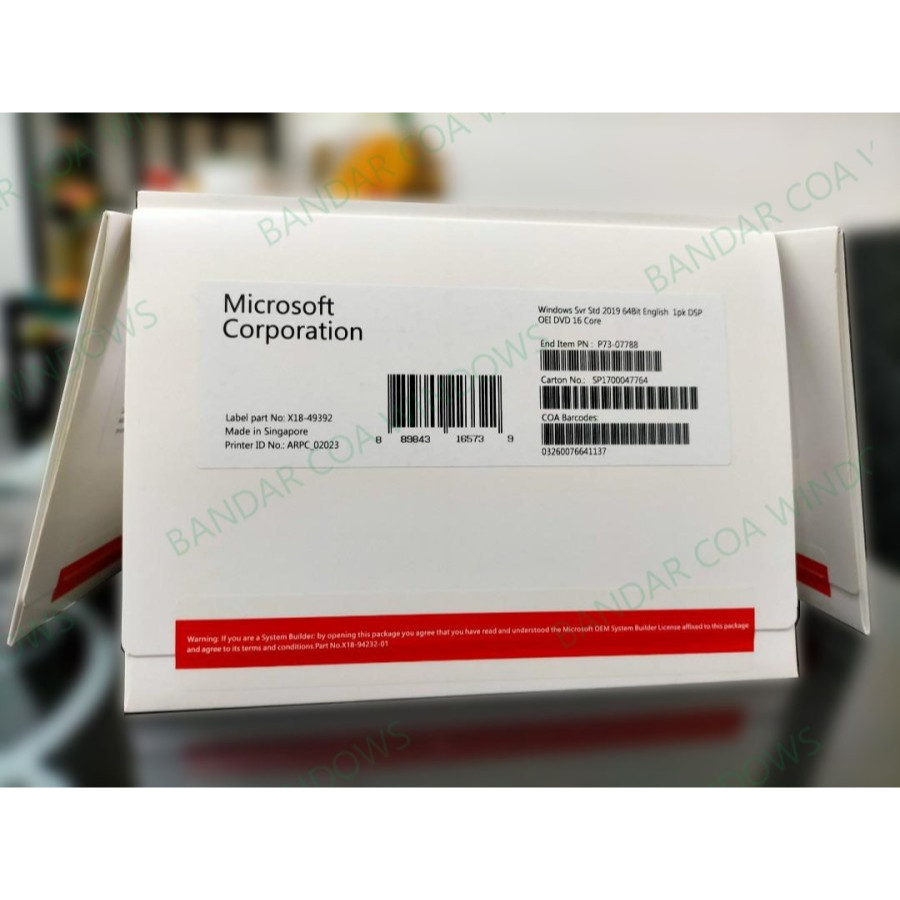 Jual Windows Server 2019 Standard - Full Pack 64 Bit Original TERJAMIN ...