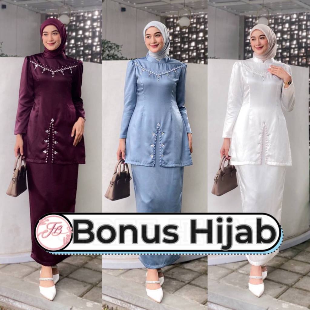 Jual Oneset FAYRA Baju Kurung Melayu Malaysia Dress Pesta Setelan ...