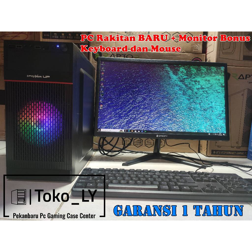Jual PC Rakitan BARU - Core i5 3.20Ghz + Monitor Baru | Shopee Indonesia