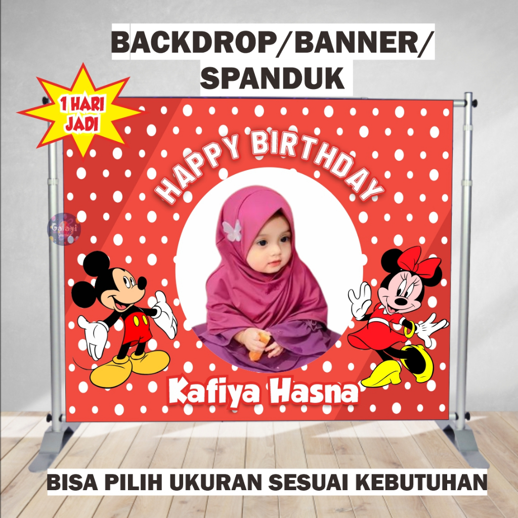 Jual SPANDUK/BANNER/BACKDROP/SPANDUK ULANG TAHUN ANAK/BANNER ULANG ...