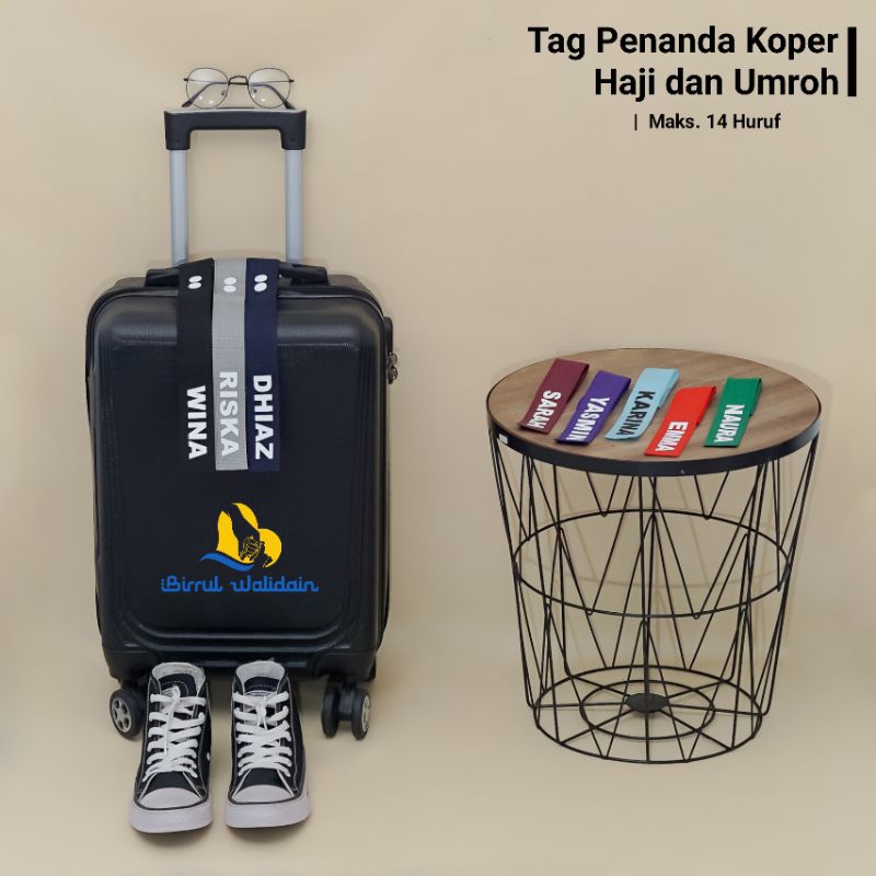 Jual Birrul Tag Koper / Baggage Tag / Gantungan Tas Koper Sablon