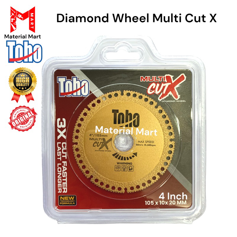 Jual Diamond Wheel Toho Multi Cut X Dw Toho Mata Potong Granit