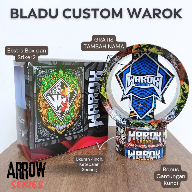 Jual Bladu/Gulungan Layangan Warok Motif Arrow Series Uk 4inch ...