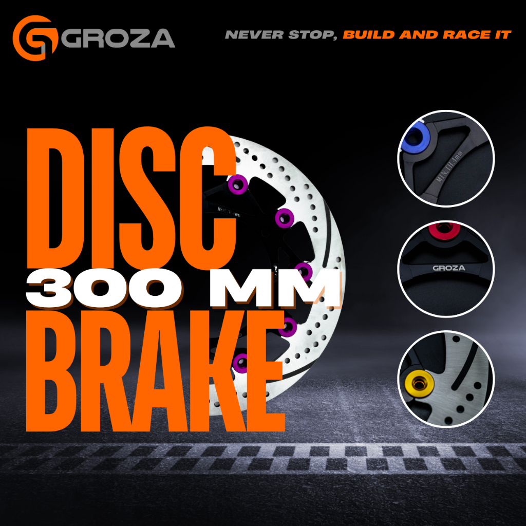 Jual GROZA - DISC BRAKE PIRINGAN FLOATING 300MM FOR X-MAX | Shopee ...