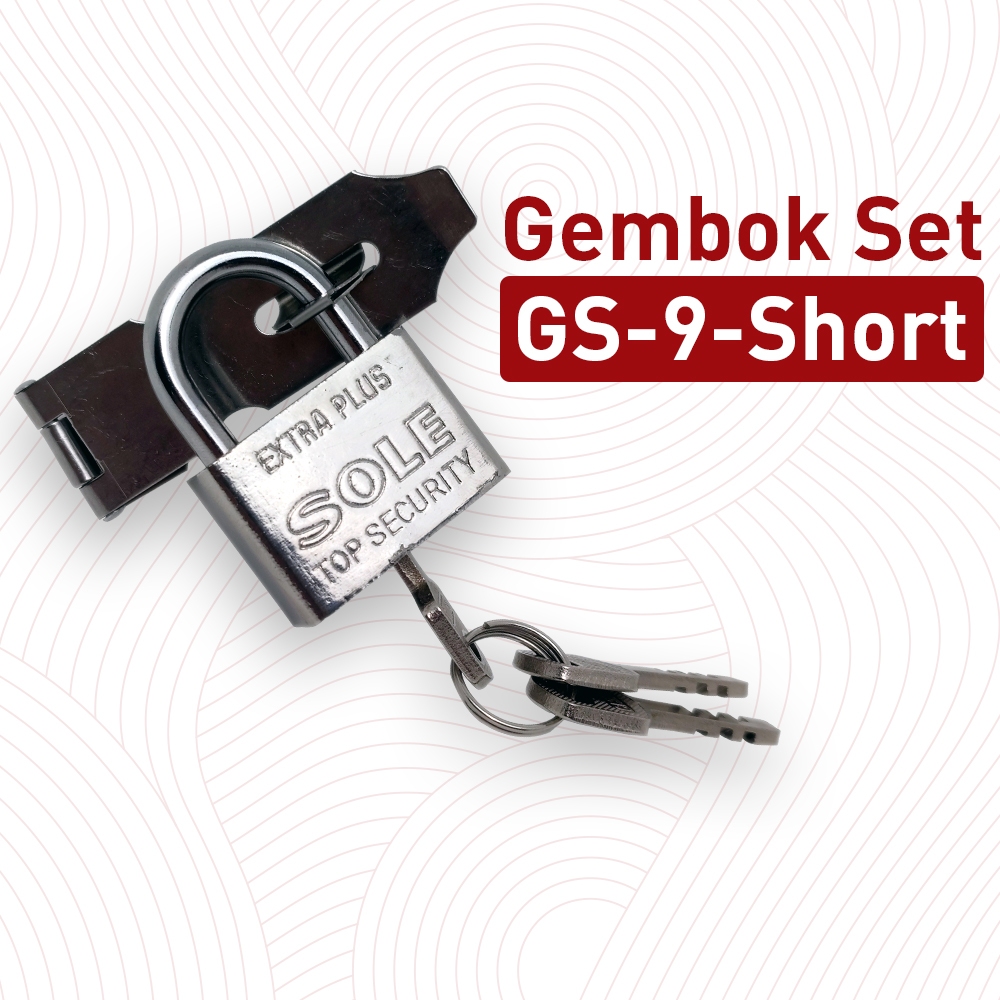 Jual Paket Gembok Nekel 30mm + Cantolan Grendel Pintu Stainless ...