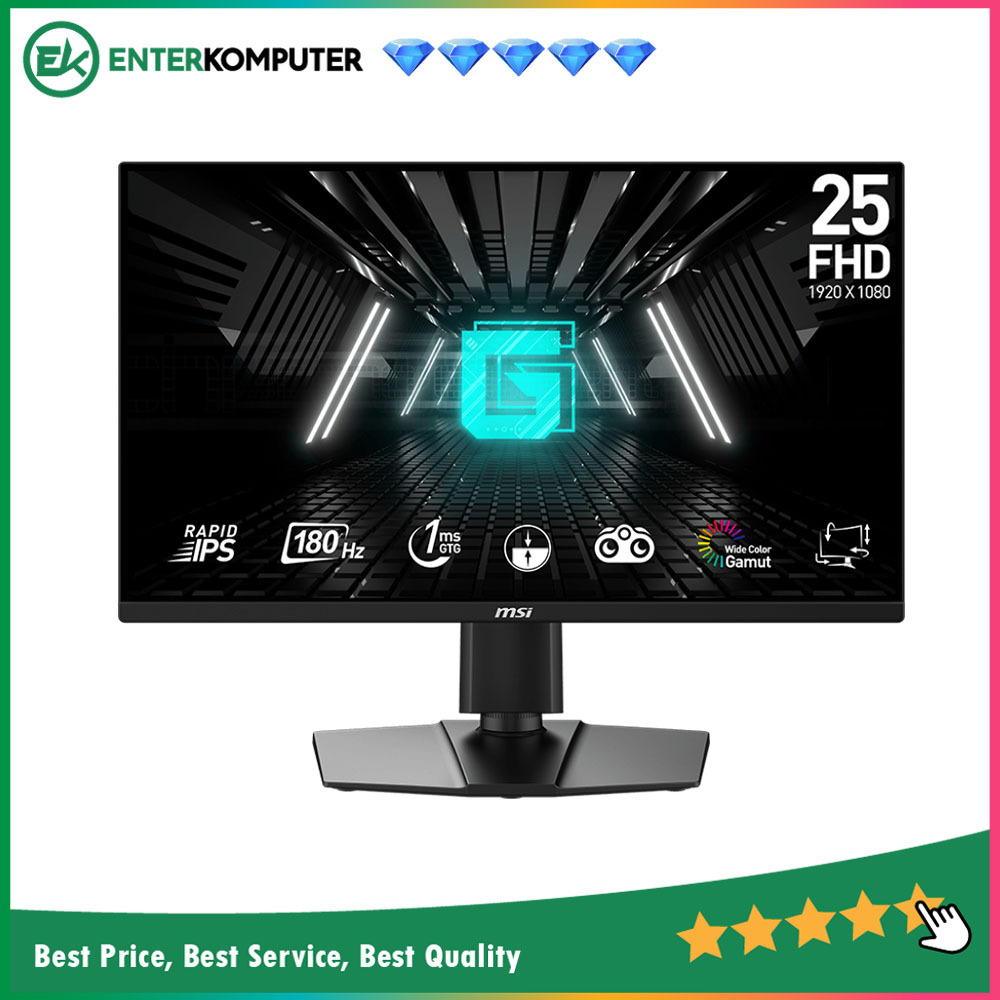 Jual MSI G255PF E2 24.5" FHD Rapid IPS 180Hz Gaming Monitor Shopee