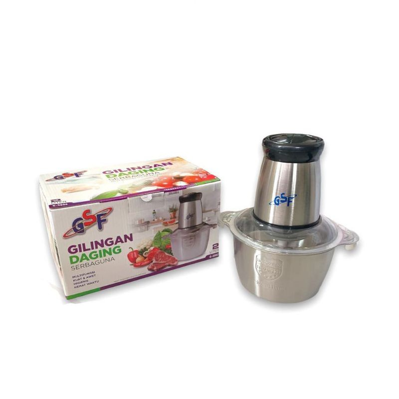 Jual Blender daging stainless chopper/Hand Blender Press 2L Baja tahan ...
