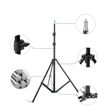 ✅ GARANSI✅ HOLO Ring Light 33cm Dan 26cm Light Stand Tripod 2M Selfie Vlogger Livestreamer SATU