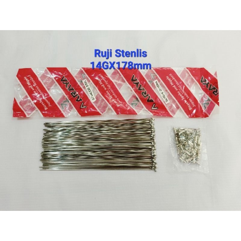 Jual RUJI JARI JARI STENLIS 14G X 187MM | Shopee Indonesia