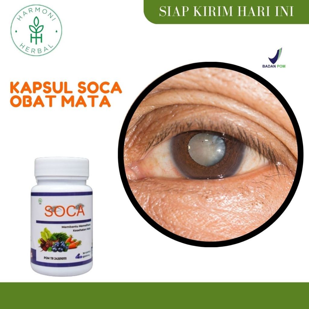 Jual Soca Obat Mata Minus, Mata Sering lelah, Mata Buram, Mata Katarak ...