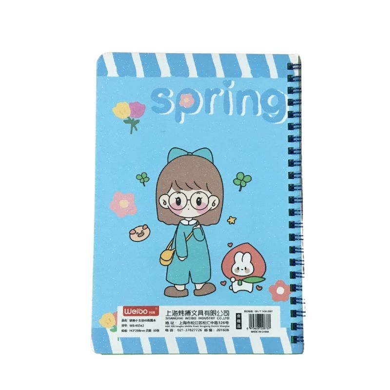 Jual WEIBO Buku Catatan Anak A5 Karakter Spring | Shopee Indonesia