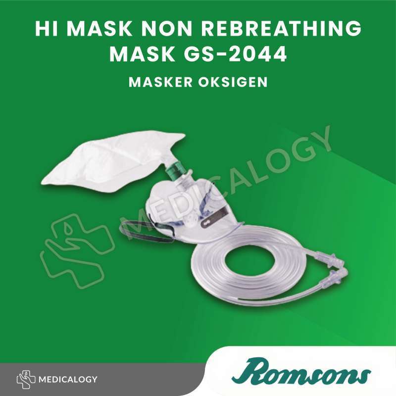 Jual Hi Mask Non Rebreathing Mask GS-2044 Romsons | Shopee Indonesia
