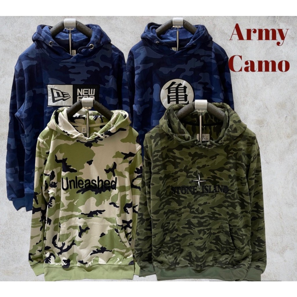 Hoodie motif army hotsell