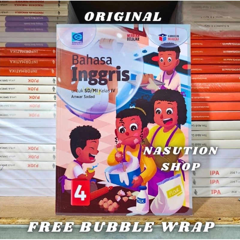 Jual Buku Bahasa Inggris Kelas 1 2 3 4 5 6 SD/MI Grafindo Kurikulum ...