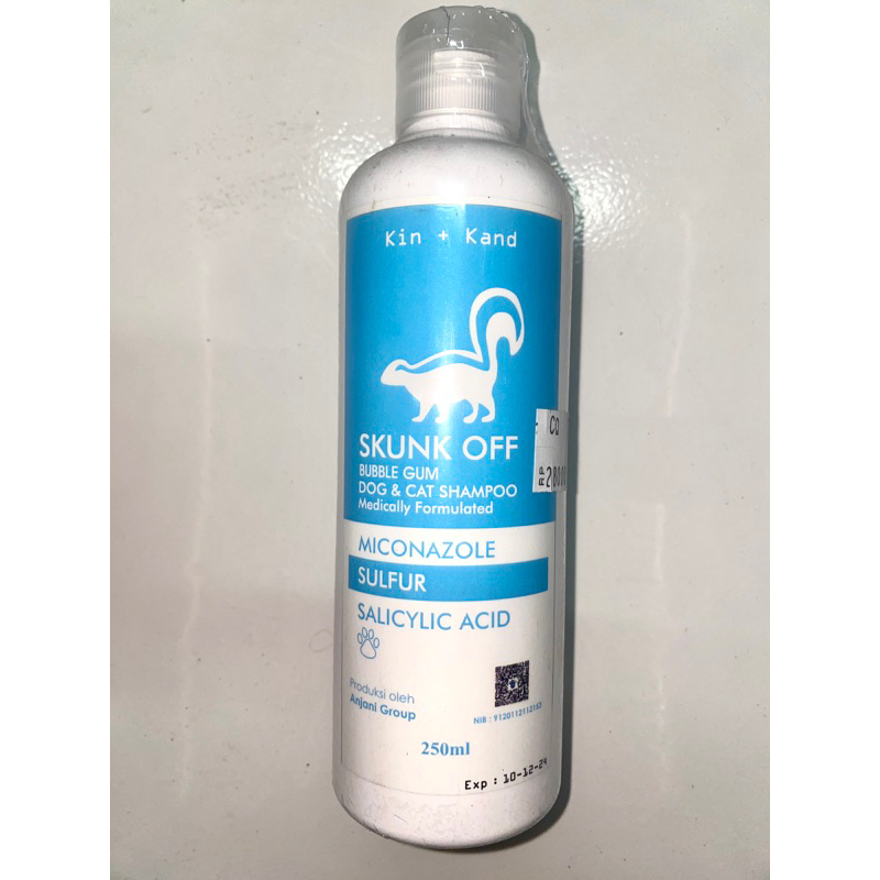 Jual shampoo anti kutu skunk 250 ml untuk kucing/anjing Shopee Indonesia
