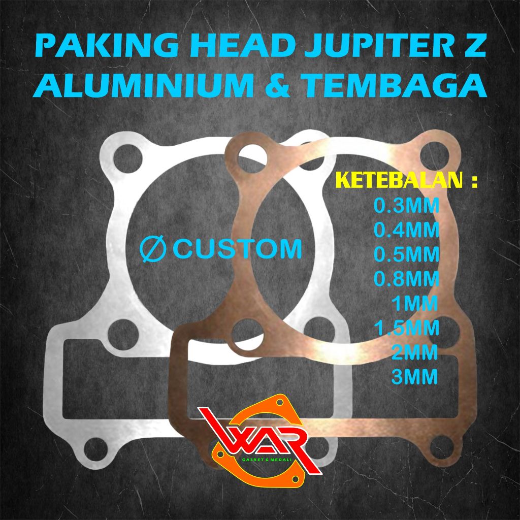 Jual Paking KOP HEAD JUPITER Z Tembaga Almunium For CRYPTON VEGA R ...