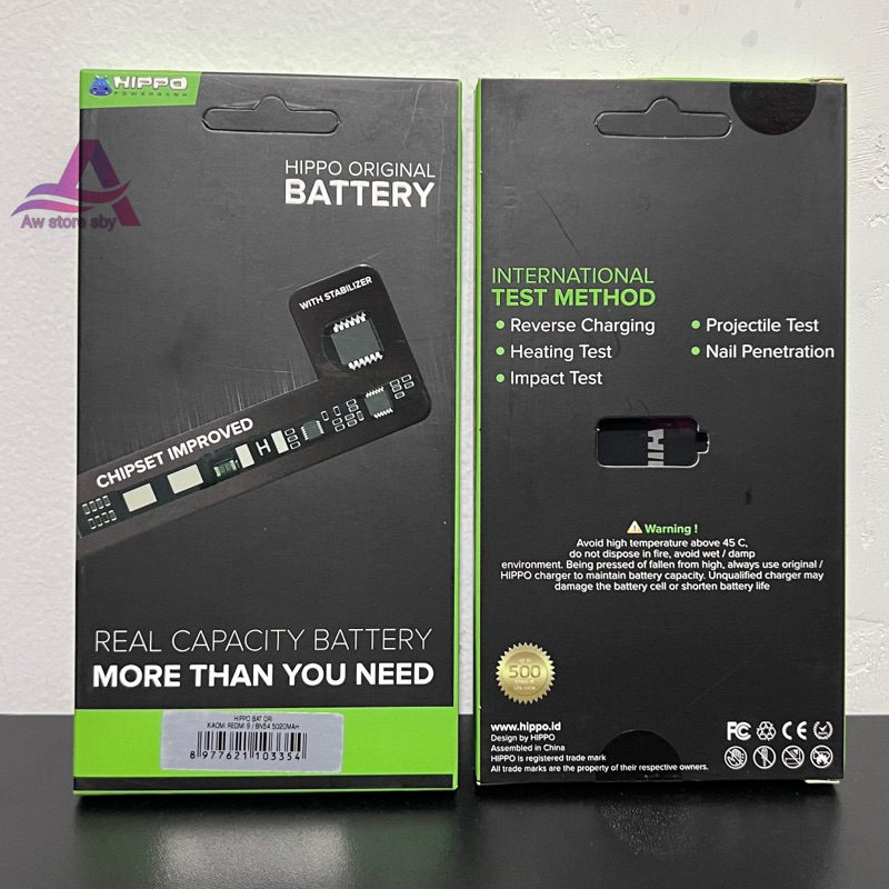 Jual HIPPO Battery Xiaomi Redmi 9/ Note 9 Baterai BN54 Premium Quality ...