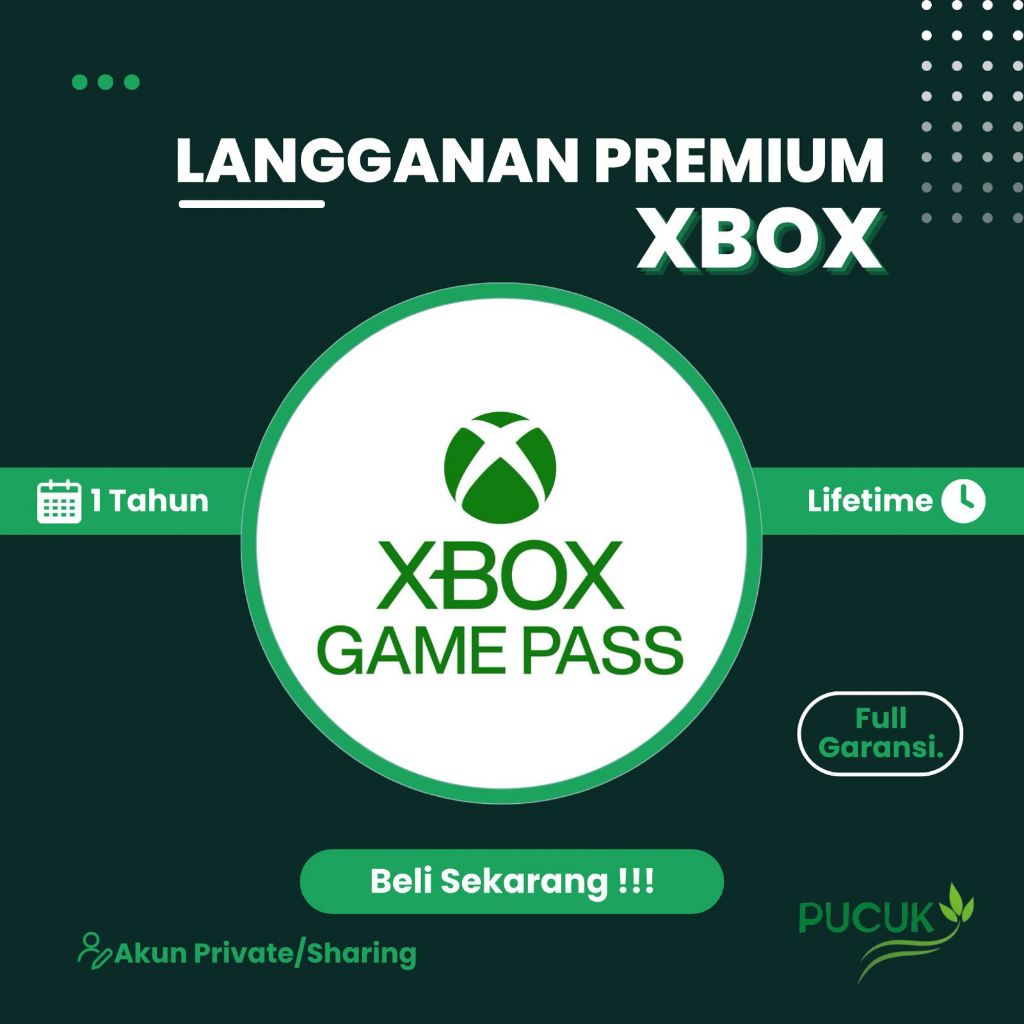 Jual Xbox Gamepass Ultimate Tahun All Device Android Ios Pc Laptop Dan All Series Xbox