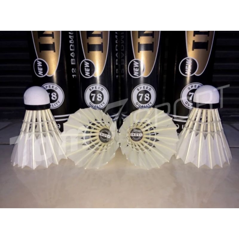 Jual Shuttlecock Original INOVA HITAM / BLACK (Kok Badminton PB Djarum ...