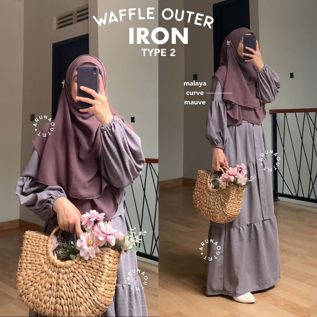 Jual Waffle Outer By Arunaoutfit Shopee Indonesia