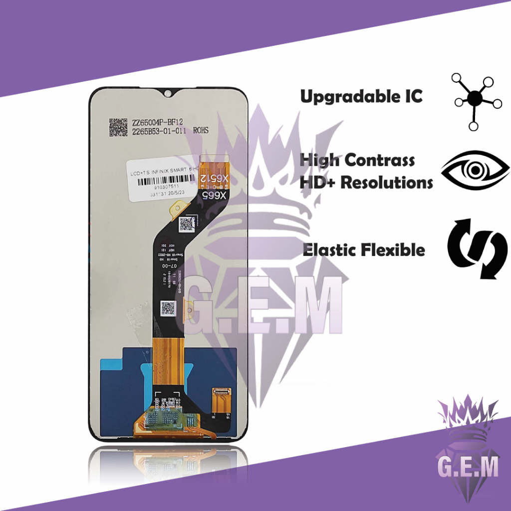 Jual LCD INFINIX SMART 6 HD / X6512 / X665B / X665C / X665E / INFINIX ...