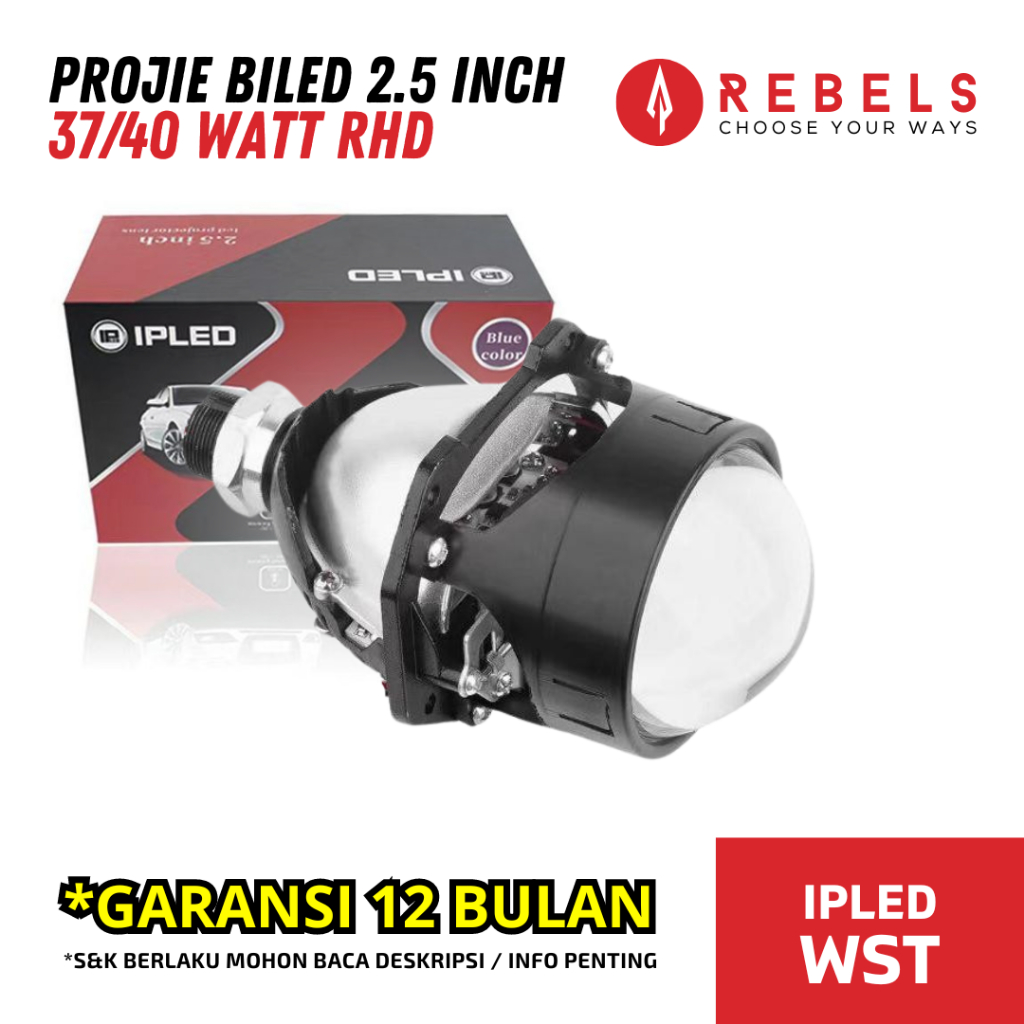 Jual Biled Projector IPLED MH1 WST 2.5Inch 37W Original Garansi ...