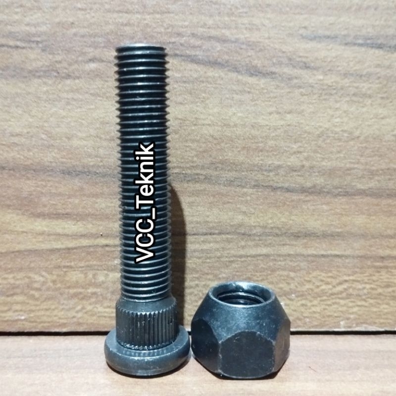 Jual Baut roda 12x1.5 panjang total 7cm | Shopee Indonesia