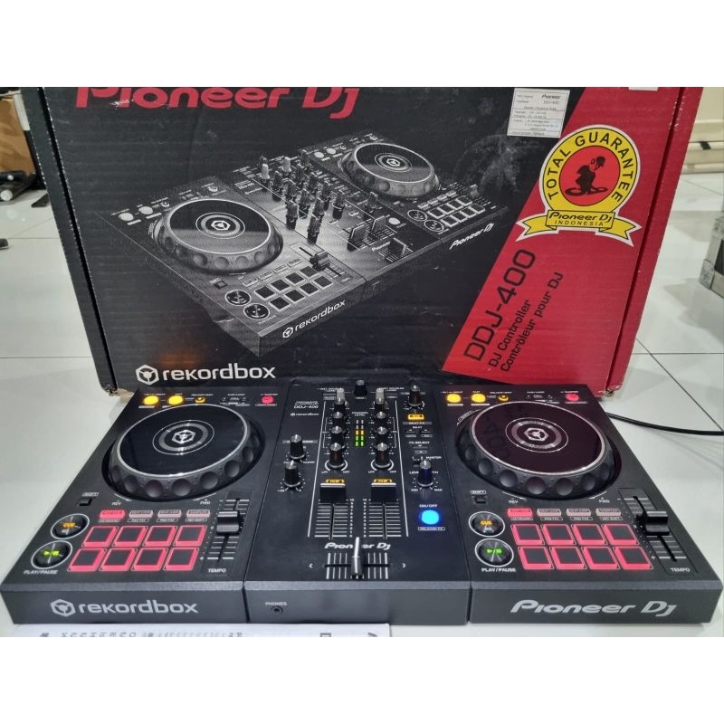 Jual Alat DJ Pioneer DDJ 400 Fullset Box & Manual Book