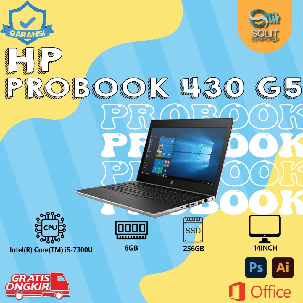 Jual Hp Probook 430 G5 Core I5 GEN 7 (RAM 8 GB SSD 256 GB) MULUS NO ...