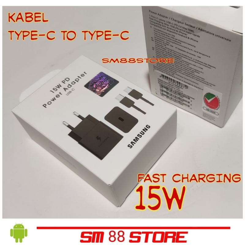 Jual Charger Samsung Galaxy S8 S8Plus S9 S10 Note9 A50 A51 A54 Fast ...