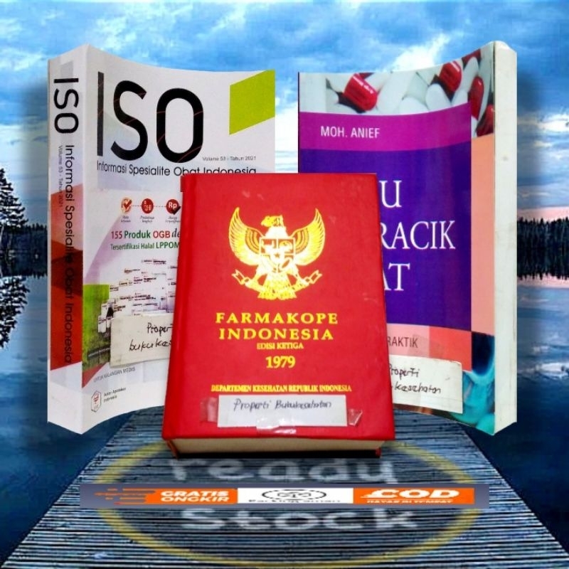 Jual PAKET 3 BUKU FARMASI ( FI 3 , ISO, IMO), FARMAKOPE INDONESIA EDISI ...