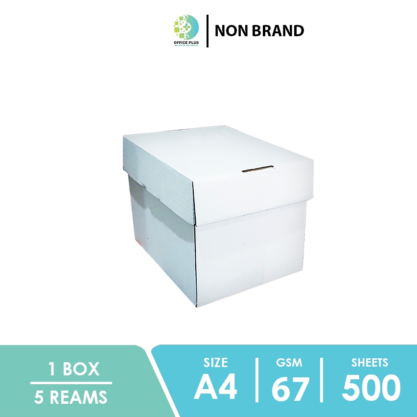 Jual Kertas A4 70gr HVS / Kertas Fotocopy A4 70gr Box NON BRAND