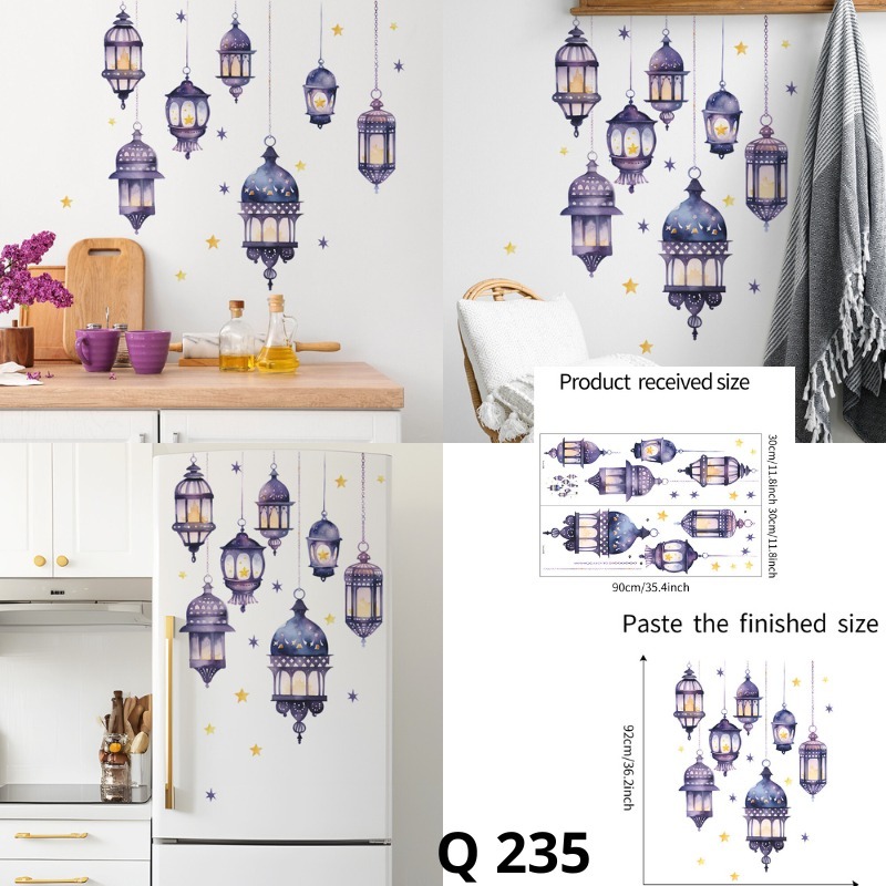 Jual WALL STIKER STICKER DINDING TEMBOK LAMPU GANTUNG WALSTICKER CAFE ...