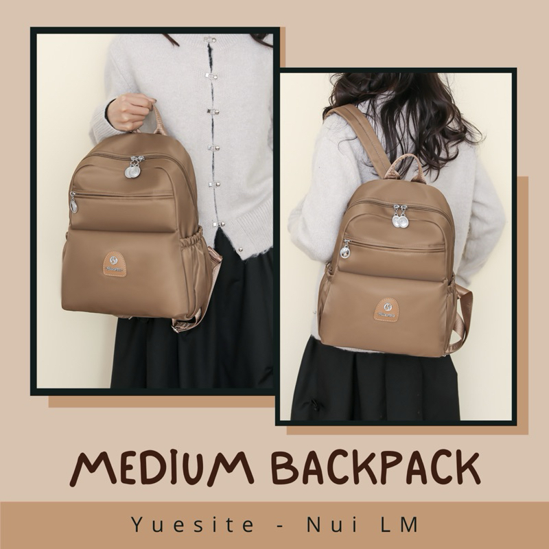 Jual Yuesite Nui Medium Backpack Original Ransel Sedang ala Korea ...
