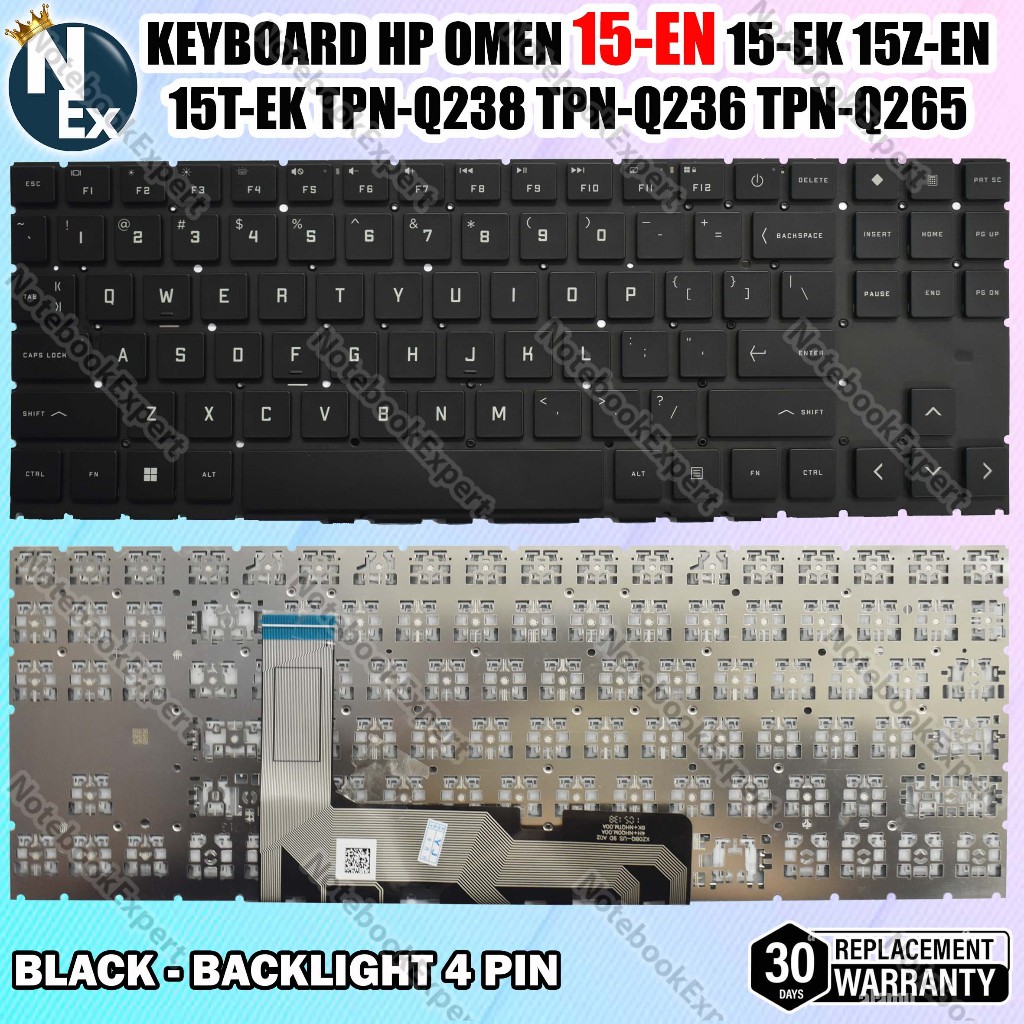 Jual KEYBOARD HP OMEN 15-EN 15-EK 15Z-EN 15T-EK TPN-Q238 TPN