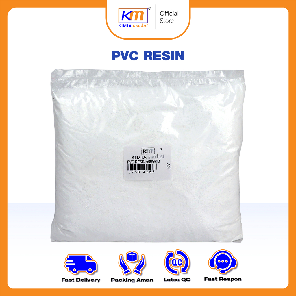 Jual PVC (PolyVinyl Chloride) RESIN / Bahan Baku Karet Sintetis / PVC ...