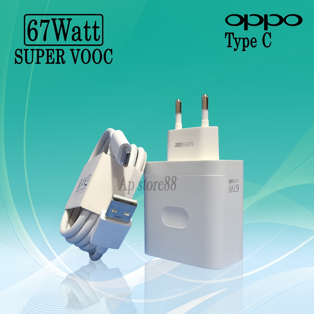 Jual Charger Casan OPPO SUPERVOOC Original 67W A78 A98 RENO 7 8T 9 10 ...