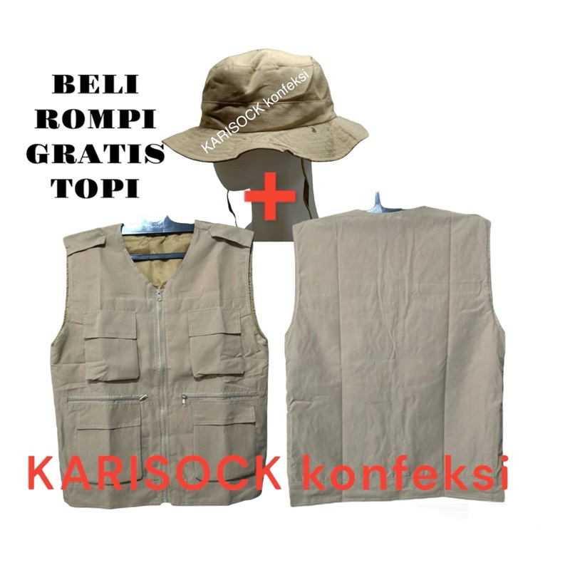 Jual ROMPI BANYAK KANTONG / ROMPI TACTICAL / ROMPI CARGO PRIA WANITA ...