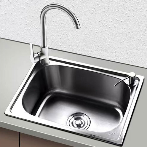 Wastafel Cuci Piring Stainless Bak Cuci Piring Stainless 75*40cm/Perak  Kitchen Set/ Wastafel Cuci Piring/BAHAN TEBAL DAN TERMURAH