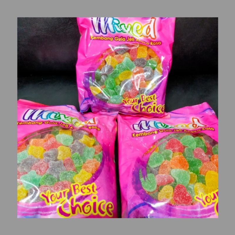 Jual Permen Jelly Warna Warni/ Permen Jelly Enak/ Permen Jelly Kenyal ...