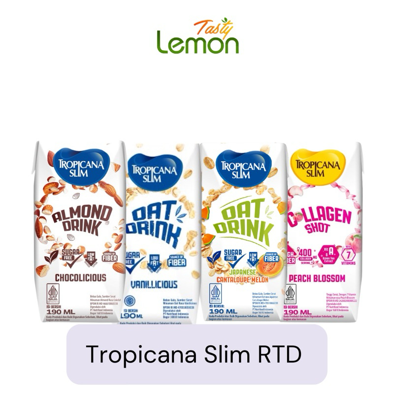 Jual Tropicana Slim Almond Drink 190ml | Shopee Indonesia