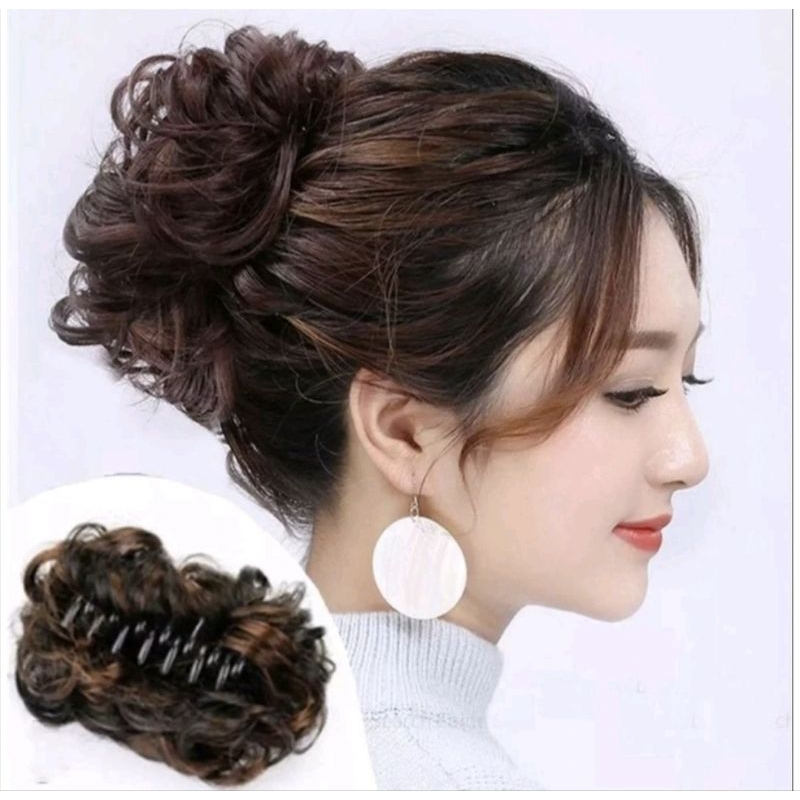 Jual Sangul Rambut/Jedai Rambut Palsu Jumbo/Jepit Rambut Palsu Jumbo ...