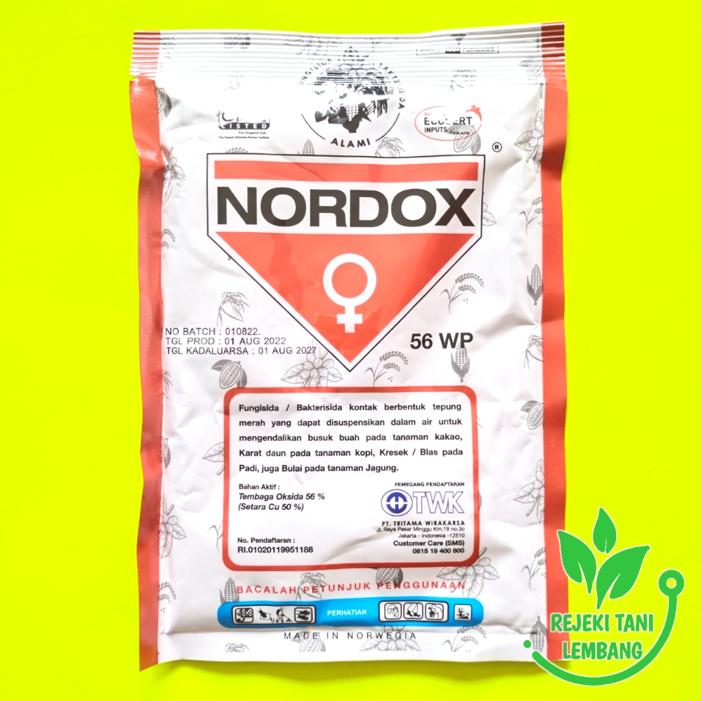 Jual Fungisida Bakterisida Nordox Wp Isi Gr Pengendali Busuk Buah Shopee Indonesia