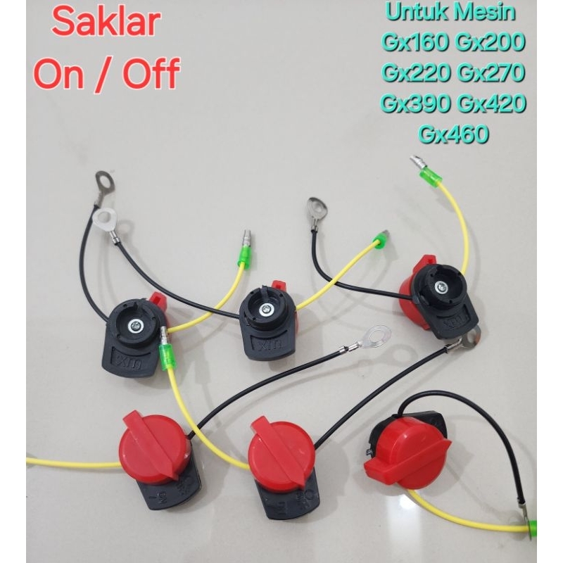 Jual Saklar On Off Mesin Penggerak Bensin Switch On Off Gx160 Gx200 ...