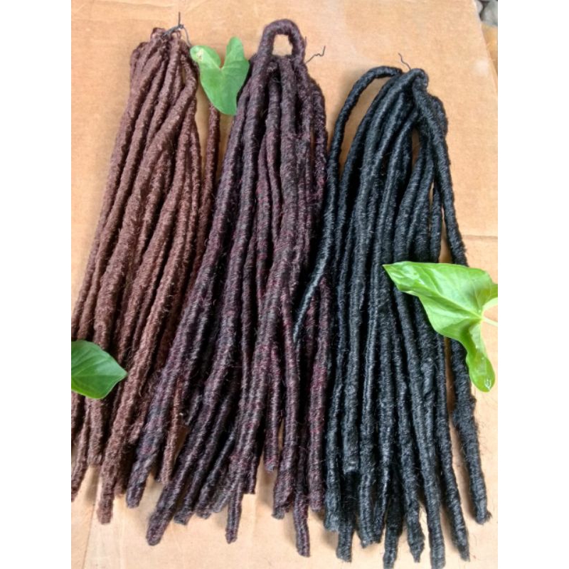 Jual rambut sambung gimbal sintetis 50/30cm paket 12 helai.BELI 5 LUSIN ...