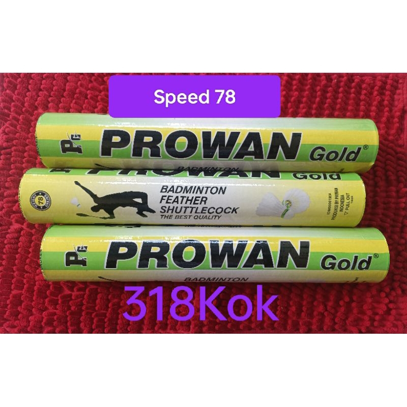 Jual Shuttlecock Prowan Gold Kok Bulutangkis Original | Shopee Indonesia