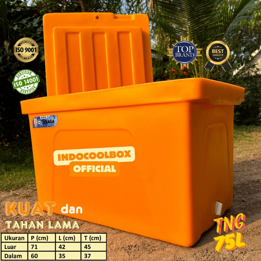 Jual Cooler Box Tanaga 75 Liter Termos Es Kotak Tempat Es Batu Daging ...