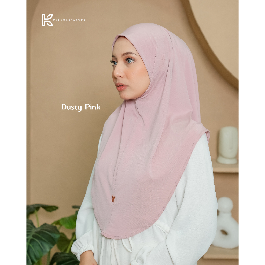 Kalana Scarves Saba Bergo Hijab Bergo Instan Tanpa Pet Jersey Premium
